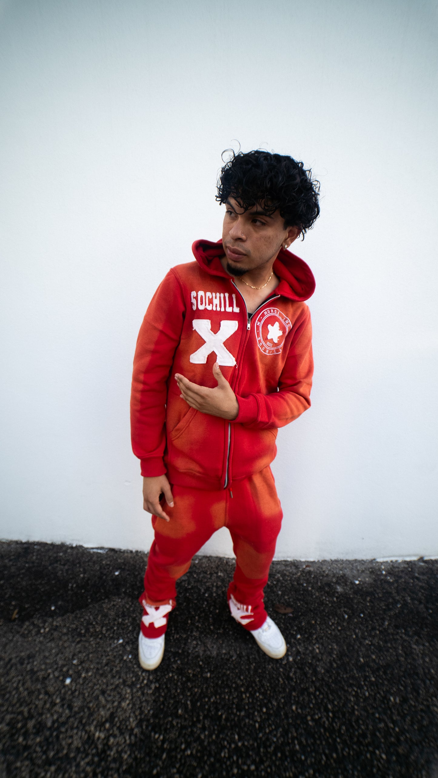 Sochill Full Zip Acidwash Hoodie