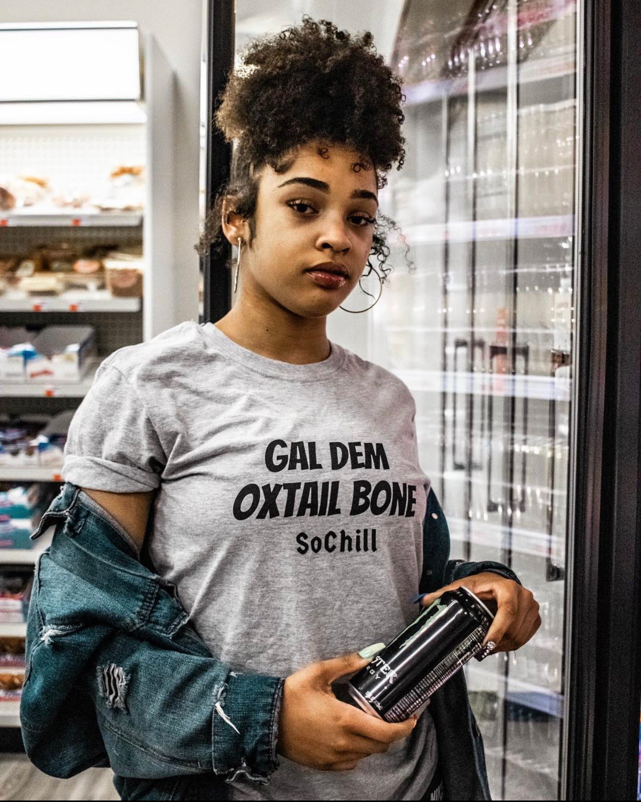 Oxtail bone Graphic Tshirt with Jamaican humor