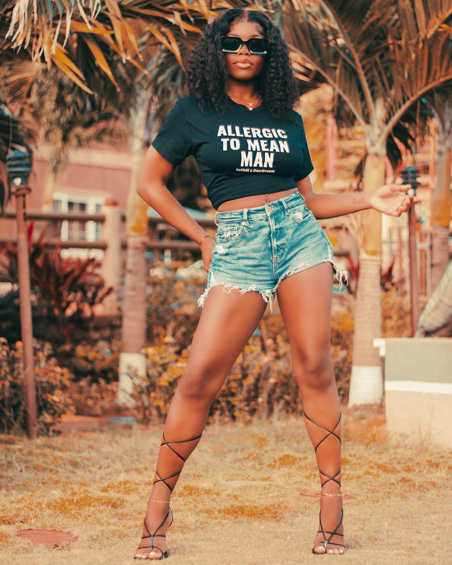 Allergic To Mean Man Tee