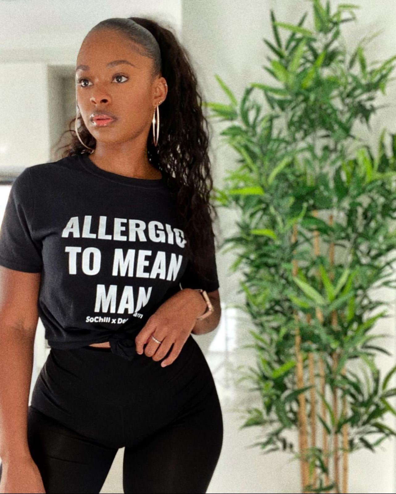 Allergic To Mean Man Tee