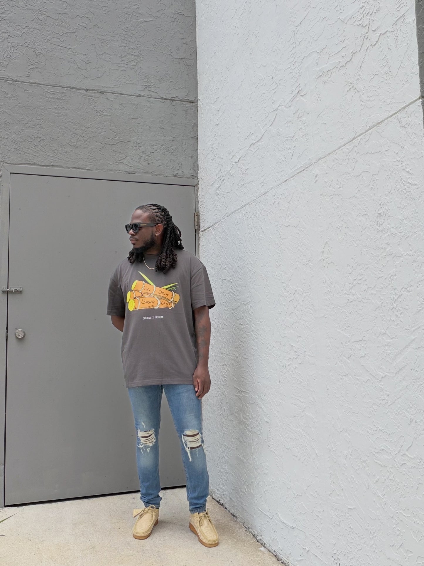 Gal Dem Sugar Cane Tshirt (Oversized)