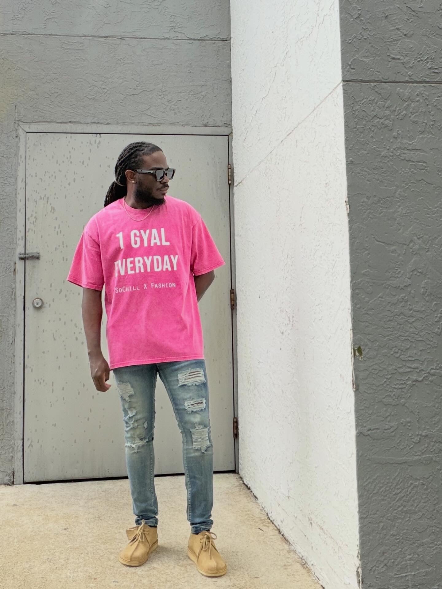 1 Gyal Everyday Oversized Tees (Acid Washed)