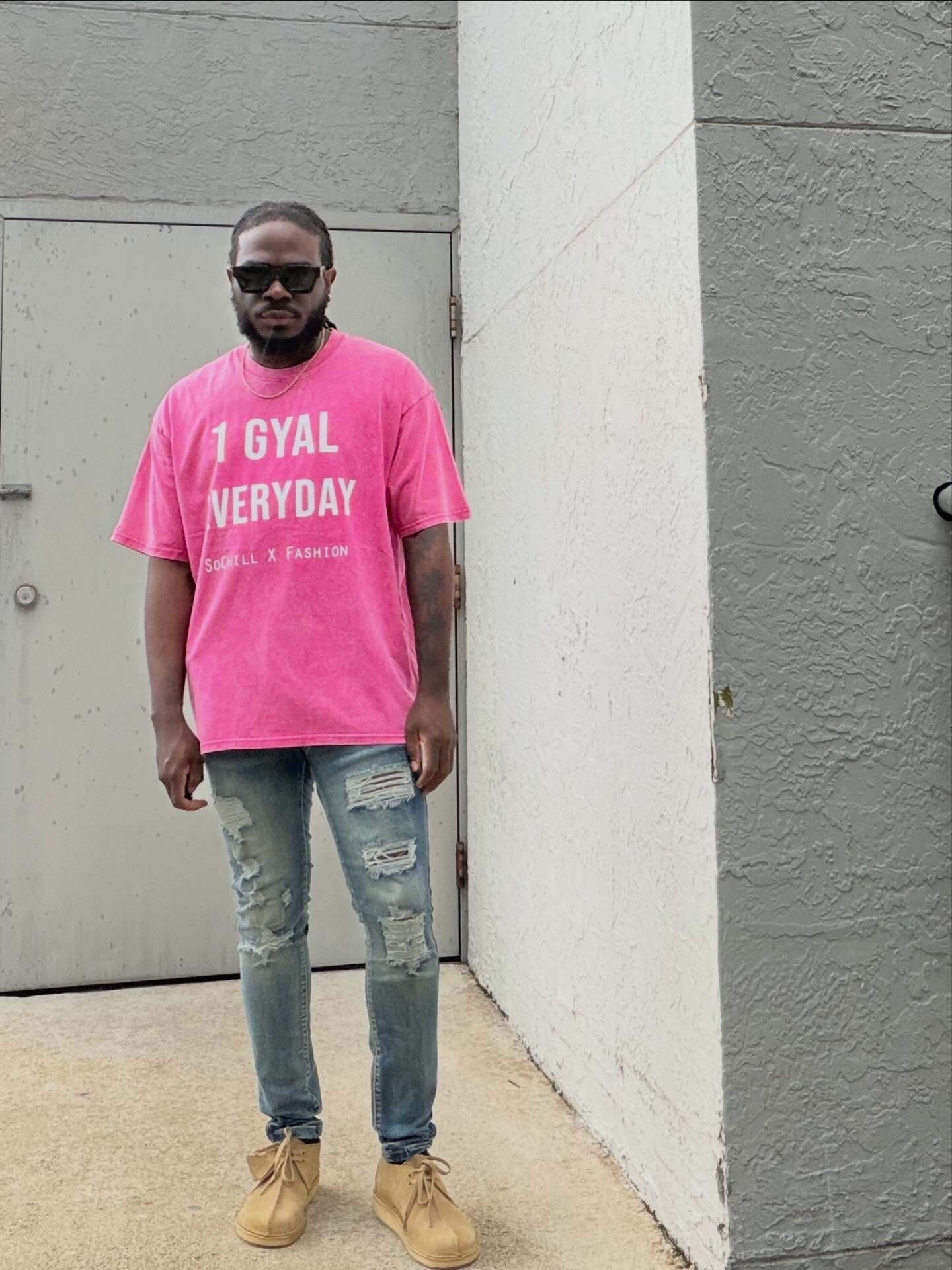 1 Gyal Everyday Oversized Tees (Acid Washed)