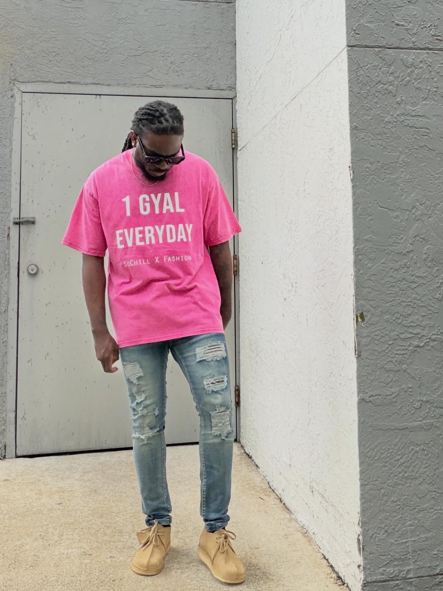 1 Gyal Everyday Oversized Tees (Acid Washed)